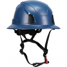 PIP 280-HP1491RV-FB-08, Traverse, Safety Helmets, Navy, OS, Full Brim, Vented, Industrial Climbing H